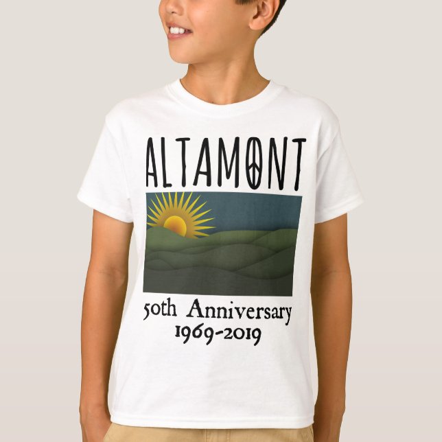 50 Jahre Altamont Speedway Free Konzert 1969 T-Shirt (Vorderseite)