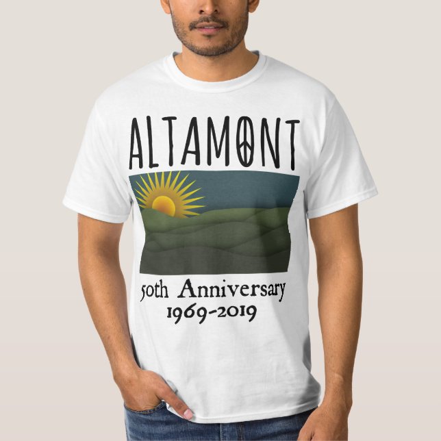 50 Jahre Altamont Speedway Free Konzert 1969 T-Shirt (Vorderseite)