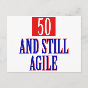 50 Jahre alte Geburtstagsdesigns Postkarte