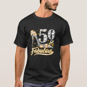 50 Jahre alte Geschenke 50 fabelhafte 50. Geburtst T-Shirt