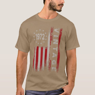 50 Jahre alte Geschenke Vintag 1972 amerikanische  T-Shirt