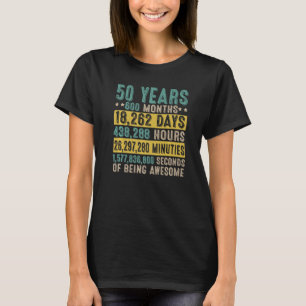 50 Jahre Alte Geschenke Vintag Phantastisch 50. Ge T-Shirt