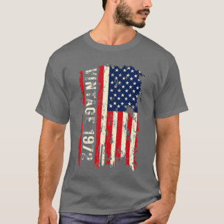50 Jahre alte Geschenke Vintage 1972 Amerikanische T-Shirt