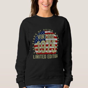 50 Jahre alte Geschenke Vintage 1975 50. Geburtsta Sweatshirt