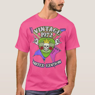 50 Jahre alte Vintage 1972 Cool Rock Gitarre 50. B T-Shirt