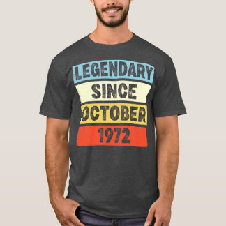 50 Jahre alter Legendär seit Oktober 1972 50. Bir T-Shirt