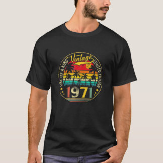50 Jahre alter Retro Vintag 1971 Limited Edition T-Shirt