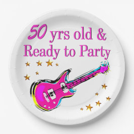 50 JAHRE ALTER ROCK STAR PAPPTELLER