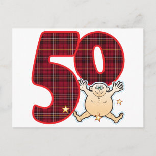 50 Jahre alter Star Man Postkarte