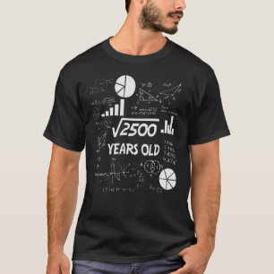50 Jahre alter Tag Mathe Lehrer 50. Geburtstagsges T-Shirt