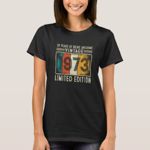 50 Jahre altes Geschenk Vintag 1973 50. Geburtstag T-Shirt