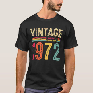 50 Jahre altes T-Shirt Vintag 1972 Limited Edition