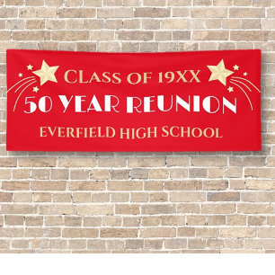 50 Jahre! Banner mit 10 Ft Big Class Wiedersehen