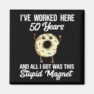 50 Jahre Betriebsjubiläum Dankeschön-Geschenk Magnet