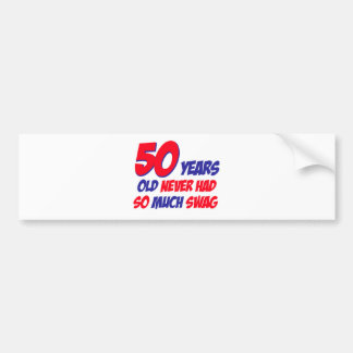 Autoaufkleber 50 Jahre 50 geburtstag aufkleber zazzle at Autoaufkleber 50 Jahre 50 geburtstag aufkleber zazzle at