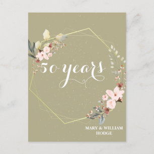 "50 Jahre für immer: Ein Jubiläum, an den man sich Postkarte