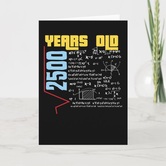 50 Jahre Geburtstag Karte (Vorderseite)