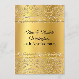 50 Jahre Gold und Black Diamond Einladung