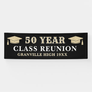 50 Jahre! GROßES 2,4 m Klassentreffen-Banner Banner