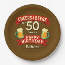 50 Jahre Happy Birthday NAME 9"