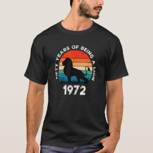 50 Jahre Löwe Geburtstag Frauen Männer T-Shirt