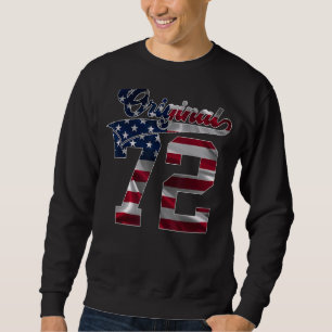 50 Jahre Original 1972 Uni USA 50. Geburtstag Sweatshirt