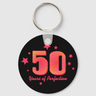 50 Jahre Perfektion Schlüsselanhänger