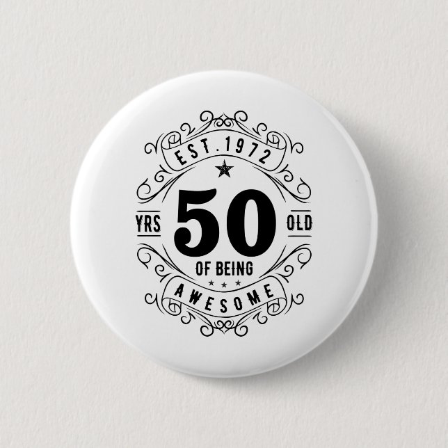 50 Jahre Phantastisch Button (Vorderseite)