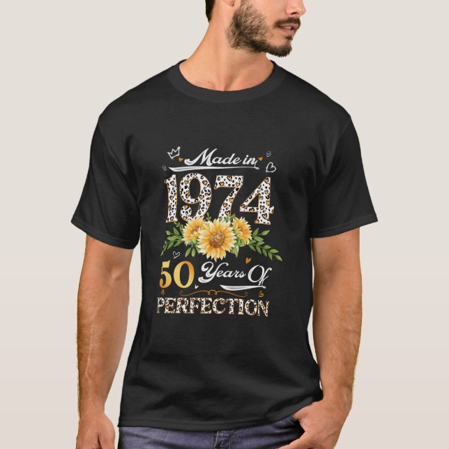 50 Jahre Phantastisch EST 1974 50 Jahre alt 50. Ge T-Shirt (Vorderseite)