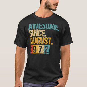 50 Jahre Phantastisch seit August 1972 Geburtstag T-Shirt