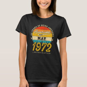 50 Jahre Phantastisch seit Mai 1972 50. Geburtstag T-Shirt