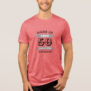 50 Jahre Phantastischer Geburtstag Tri-Blend Shirt