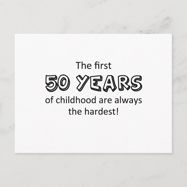 50 Jahre Postkarte (Vorderseite)