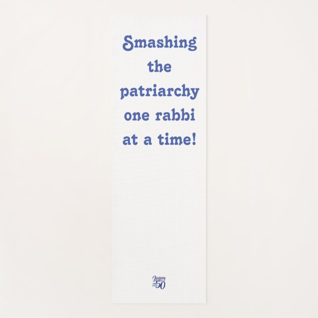 50 Jahre RabbisYoga Mat Yogamatte (Vorderseite)