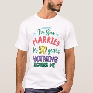 50 Jahre Verheiratetes sonniges Paar 50 Jahre Jubi T-Shirt