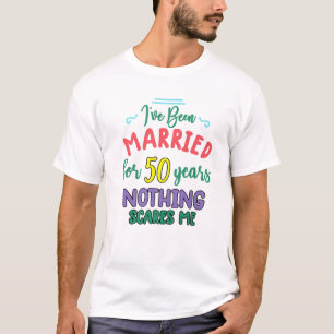 50 Jahre Verheiratetes sonniges Paar 50 Jahre Jubi T-Shirt