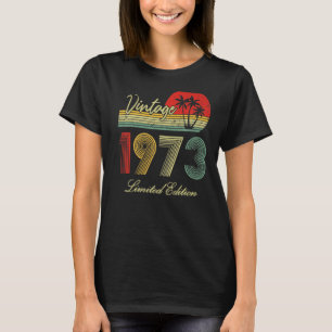 50 Jahre Vintag 1973 50. Geburtstag 35 T-Shirt
