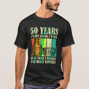 50 Jahre Vintager Bourbon Vintag Whiskey 50. B T-Shirt