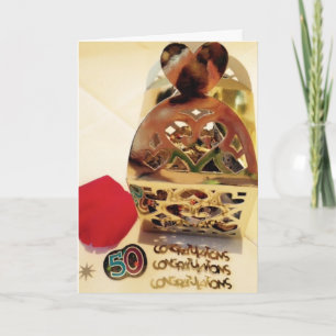 50-Jahres-Jubiläumskarte Karte