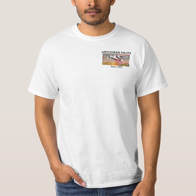 50. Jahrestag Airtanker Piloten T-Shirt (Vorderseite)