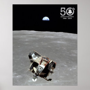 50. Jahrestag, Apollo 11 Mission Moon Landing: Poster
