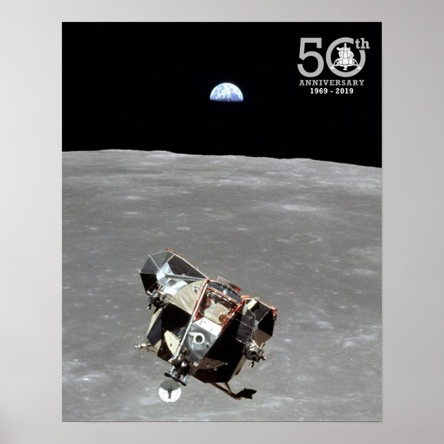 50. Jahrestag, Apollo 11 Mission Moon Landing: Poster (Vorne)