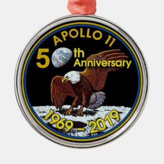 50. Jahrestag Apollo 11 Ornament Aus Metall