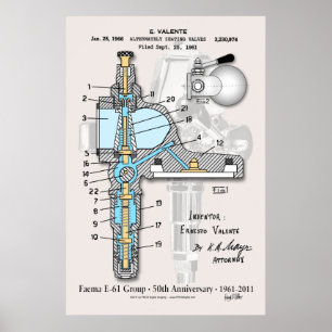50. Jahrestag der E-61 24"x36" Poster