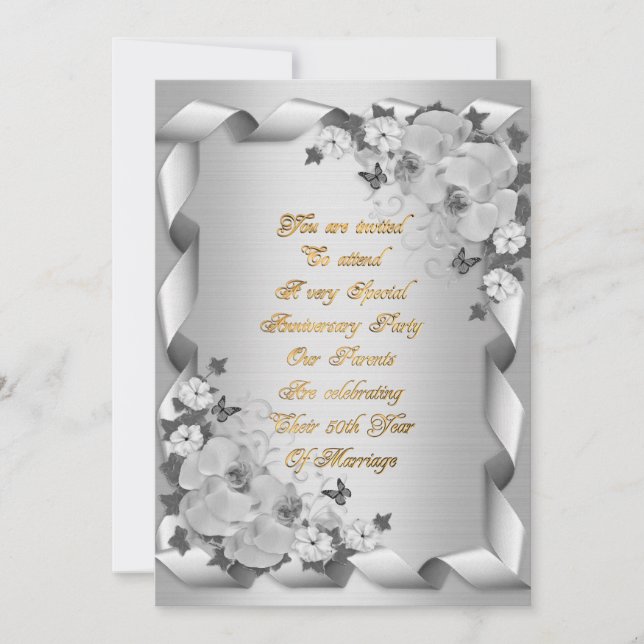 50. Jahrestag der Einladung der Eltern (Vorderseite)