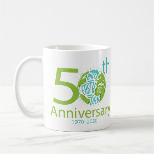 50. Jahrestag der Erde Kaffeetasse