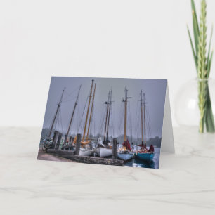 50. Jahrestag der Hubbards Schooner Races Karte