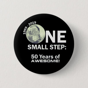 50. Jahrestag der Mondlandung. Button
