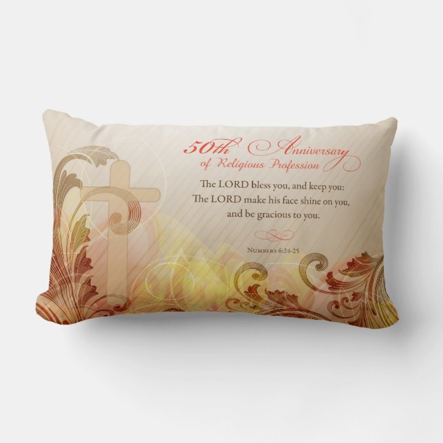 50. Jahrestag der religiösen Tätigkeit, Nun Lendenkissen (Vorderseite)