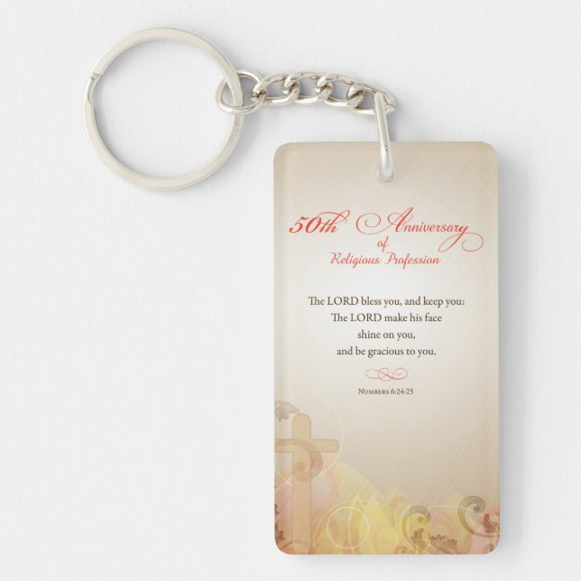 50. Jahrestag der religiösen Tätigkeit, Nun Schlüsselanhänger (Vorderseite)